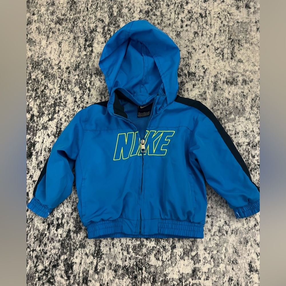 Nike Blue and Black Windbreaker Kids‎ Jacket 12 months